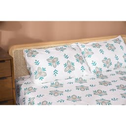 Thumbnail Bộ tấm trải Goodnight Basic 3CT, 2 vỏ gối và 1 ga phủ freesize hoạ tiết ngẫu nhiên 4