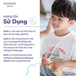 Thumbnail Lotion Dưỡng Ẩm Làm Mềm Da GOONGBE Kids Face Lotion 80ml 3