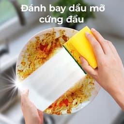 Thumbnail Chai Nước Rửa Chén HygienC Plus 400 Gram Hương Dưa Lưới Làm Sạch Vết Dầu Mỡ 4