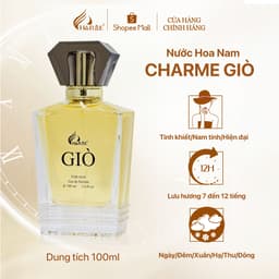 Thumbnail Nước Hoa Nam Charme Giò 100ml Chính Hãng, Hương Gỗ Trái Cây Quyến Rũ, Cá Tính 3