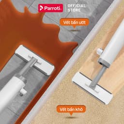 Thumbnail Cây Lau Bàn Bếp Tự Vắt  Có Gạt Nước 2 Miếng Lau, Cây Lau Mini, Lau Bàn, Lau Kính, Gạt Nước Parroti Clean Go - CG01 2