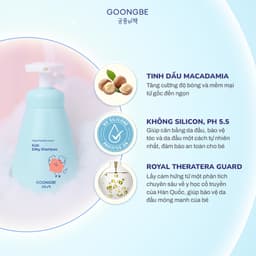 Thumbnail Bộ 3 Sample Dầu Gội, Dầu Xả, Sữa Tắm GOONGBE Kids An Toàn, Lành Tính Cho Da Nhạy Cảm 4ml 3