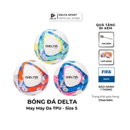 Thumbnail Bóng Đá DELTA CAMPO 5M Size 5 May Máy FIFA Basic Da TPU Sân 7 11 Cỏ Nhân Tạo Từ 12 Tuổi DELTACA01 1