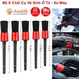 Thumbnail 5 Chiếc Chổi Cọ Vệ Sinh Đa Năng Cọ Rửa Khoang Máy Nội Thất Mâm Lốp Xe Ô Tô Xe Máy Hãng Amalife 1