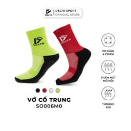 Thumbnail DELTA Vớ Tất Đá Bóng Chuyên Dụng Chống Trơn Trượt Chất Dày Thoáng Khí Và Thấm Hút Mồ Hôi Tốt SO006M0 1
