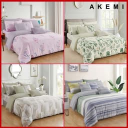 Thumbnail Bộ Ga và Vỏ Gối Akemi Cotton Select Adore, gồm 5 món (King/Queen) v3 1
