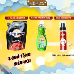 Thumbnail Combo 2 túi nước giặt đậm đặc HygienC Plus+ Khối lượng 2.6Kg - CB2T1 2