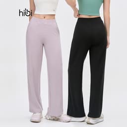 Thumbnail Quần dài ống suông Hibi Sports QD323, chất vải Rib cao cấp, có túi 2 bên 1