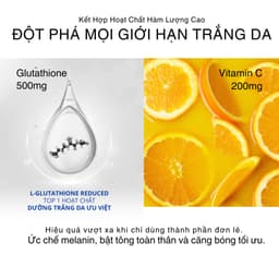 Thumbnail Bột ngậm trắng da Glutathione C ngậm dưới lưỡi Gilla giúp mờ sạm nám, tăng đàn hồi 30 gói 1