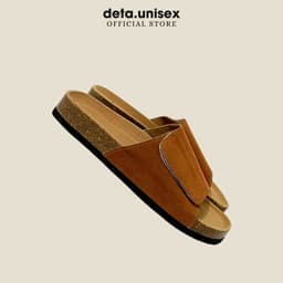 Thumbnail Dép đế trấu bảng ngang xé dán Detaunisex thấm hút mồ hôi chân - DETA17 3