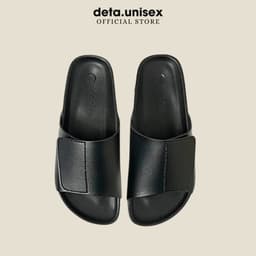 Thumbnail Dép đế trấu bảng ngang xé dán Detaunisex thấm hút mồ hôi chân - DETA17 1