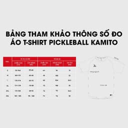 Thumbnail Áo thun pickleball Kamito Tiamo, nam nữ, dày dặn, mềm mại, thoáng khí, co giãn tốt, đa dạng màu 2