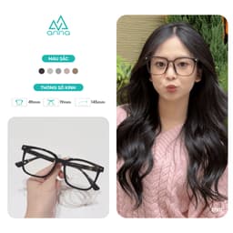 Thumbnail Gọng kính cận thời trang nam nữ ANNA chất liệu nhựa cao cấp dáng vuông unisex cá tính OL 27011 1