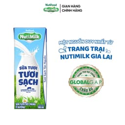 Thumbnail Combo 2 NutiMilk Sữa Tươi Tươi Sạch Hộp 180ml Thùng 24 Hộp (180ml x 24 hộp) 3