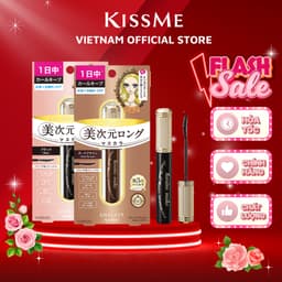 Thumbnail Chuốt mi Kissme Heroine Make Real Lash Advanced Film Mascara dạng màng phim nâng cao mới, giúp cong và dài mi tự nhiên 1
