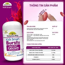 Thumbnail Viên Nhai Nature's Way - Calci Tổ Ong Tảo Biển Đỏ Aquamin F Bổ Sung Vitamin D3K2, Hỗ Trợ Phát Triển Xương 30 Viên 3