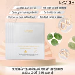 Thumbnail Mặt nạ truyền dẫn Tế bào gốc PDRN - Cica 5 miếng 4