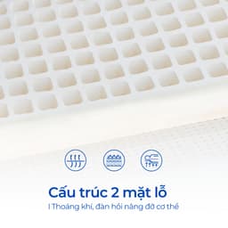 Thumbnail Nệm Cao Su Thiên Nhiên Aroma Latex, 100% Cao Su Tự Nhiên, Đàn Hồi Tốt, Bảo Hành 10 Năm 3