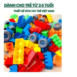 Thumbnail Đồ Chơi Xếp Hình Có Túi Đựng 155 Chi Tiết Hàng Việt Nam 3