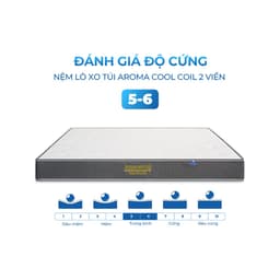 Thumbnail Nệm Lò Xo Túi Độc Lập Aroma Cool Coil 2 Viền, Chính Hãng, Bảo Hành 10 Năm 4