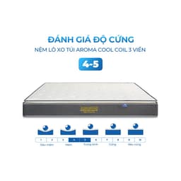 Thumbnail Nệm Lò Xo Túi  Độc Lập Aroma Cool Coil 3 Viền - Êm Ái, Hạn Chế Tiếng Ồn, Giúp Nâng Đỡ Cơ Thể - Bảo Hành 10 Năm 4