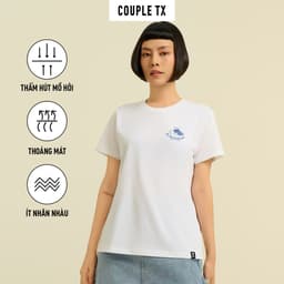 Thumbnail Áo Thun Nữ Couple TX Hình Thêu Pet Club 100% Coton WTS 2416 2