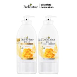 Thumbnail Combo Dầu gội Enchanteur dưỡng tóc mượt thơm lâu 600g và Dầu xả Phục Hồi Sức Sống 550g 1