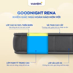 Thumbnail Nệm Cao Su Non Vua Nệm Goodnight Rena 10cm, Đệm Cao Su Non Hybrid 3