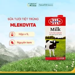 Thumbnail Thùng 12 Hộp Sữa Tươi Tiệt Trùng Mlekovita Nguyên Kem 1L - Độ béo 3.5%, Giàu Canxi, Nhập Khẩu Ba Lan 2