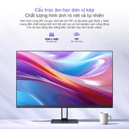 Thumbnail Màn Hình Máy Tính PC Xiaomi Monitor 2K A27Qi 27inch Tấm Nền LCD IPS-Tần Số Quét 100Hz-BH 36 Tháng 1