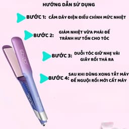 Thumbnail Máy ép tóc duỗi tóc đa năng ENZO 3116 với công nghệ ion âm không gây hư tổn giúp tóc bóng mượt 1