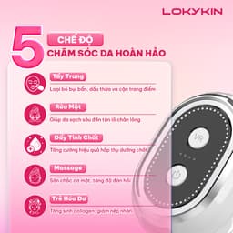 Thumbnail Máy rửa mặt, di tinh chất 5in1 Lescolton Lokykin kiêm nâng cơ EMS, trẻ hóa da ánh sáng Photon, tẩy trang, massage mặt 3