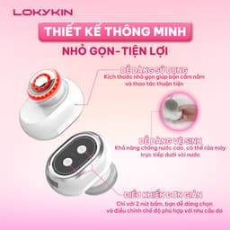 Thumbnail Máy rửa mặt, di tinh chất 5in1 Lescolton Lokykin kiêm nâng cơ EMS, trẻ hóa da ánh sáng Photon, tẩy trang, massage mặt 4