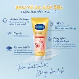 Thumbnail Sữa Dưỡng Thể Vaseline Healthy Bright Đủ Loại, Dưỡng Trắng, Dưỡng Ẩm Ngày Và Đêm Cho Mọi Loại Da 3