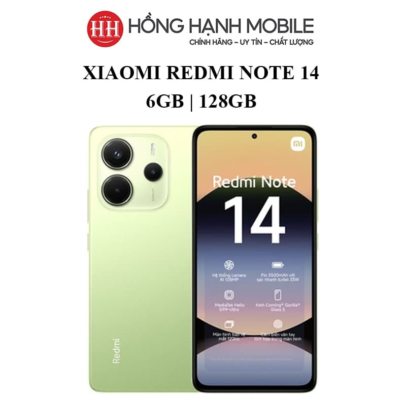 Ảnh Điện Thoại Xiaomi Redmi Note 14 6GB/128GB - Hàng Chính Hãng 1