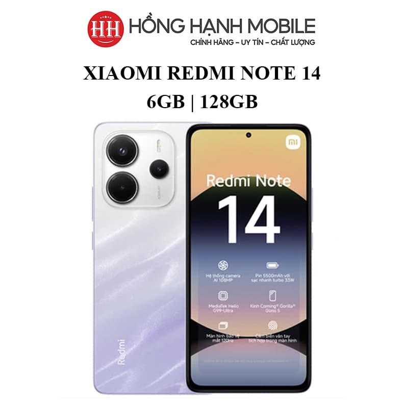 Ảnh Điện Thoại Xiaomi Redmi Note 14 6GB/128GB - Hàng Chính Hãng 2