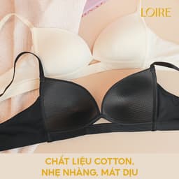 Thumbnail Áo Lót Không Gọng Đệm Mỏng 0.5cm Mặc Hằng Ngày Tạo Cảm Giác Nhẹ Nhàng Dễ Thở Như Không Loirechic BRTS105 3