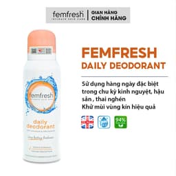 Thumbnail Xịt Thơm Mát, Khử Mùi Vùng Kín Femfresh Deodorant Spray Lưu Hương Suốt 24h - 125ml 1