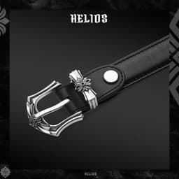 Thumbnail Thắt Lưng Da Phối Bạc HeliSilver S925 Scottish Helios Silver Original 2