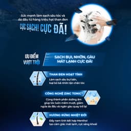 Thumbnail Dầu gội cho nam sạch sâu giảm ngứa Oxy Deep Shampoo 500ml 4