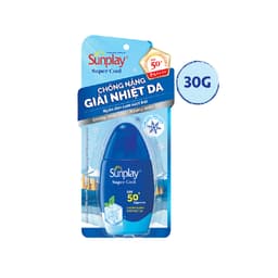Thumbnail Kem chống nắng Sunplay mát lạnh giải nhiệt dạng sữa Sunplay Super Cool SPF 50, PA++++ 30g 1