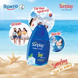 Thumbnail Kem chống nắng Sunplay mát lạnh giải nhiệt dạng sữa Sunplay Super Cool SPF 50, PA++++ 30g 4
