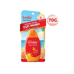 Thumbnail Kem chống nắng Sunplay cực mạnh dạng sữa Sunplay Super Block SPF 81, PA++++ 70g 1