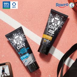 Thumbnail Sữa rửa mặt cho nam Oxy sạch sâu giảm nhờn dạng kem có hạt massage Oxy Deep Wash 100g 4