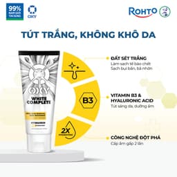 Thumbnail Sữa rửa mặt cho nam Oxy dưỡng sáng da từ đất sét trắng, dạng kem Oxy White Complete 100g 1