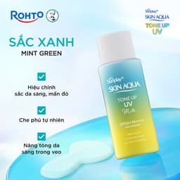 Thumbnail Kem chống nắng nâng tông cho da có khuyết điểm dạng sữa Sunplay Skin Aqua Tone Up UV Milk Mint Green SPF 50+ PA++++ 50g 3