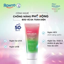 Thumbnail Kem chống nắng nâng tông da tái dạng tinh chất Sunplay Skin Aqua Tone Up UV Essence RoseSPF 50+PA++++50g 1