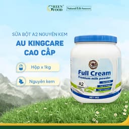 Thumbnail Sữa Bột A2 Nguyên kem Cao cấp AU KingCare từ Úc | Hộp 1kg - Pha được 7L, Thơm ngon Giàu Canxi và Đạm 2