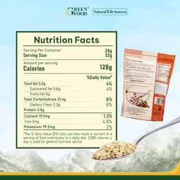 Thumbnail Yến mạch Chile JUST OATS nguyên chất cán mỏng | Túi 454g- Ăn Liền, Túi Tiện lợi, nhập khẩu Chile 4