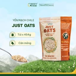 Thumbnail Yến mạch Chile JUST OATS nguyên chất cán mỏng | Túi 454g- Ăn Liền, Túi Tiện lợi, nhập khẩu Chile 2